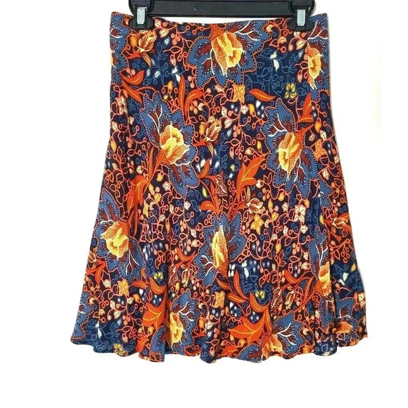 Anthropologie Floral Flowing Skirt Small 1C - Picture 2 of 5